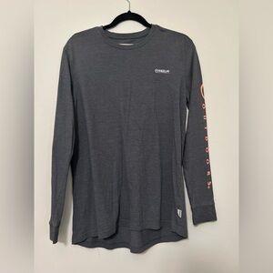 Magellan Outdoors Boyfriend Fit‎ Long Sleeve Shirt Size M Gray
